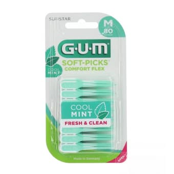 Gum Soft Picks зубочистки Comfort Flex Medium Mint N80