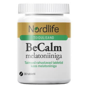 Nordlife BeCalm melatoniiniga tabletid N30