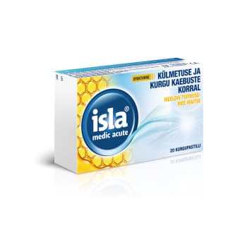 Isla Medic Acuteсосательные таблетки с мёдом и лимоном N20