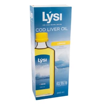 Lysi Omega-3 kalamaksaõli 1078mg sidrun 240 ml