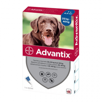 ADVANTIX TÄPILAHUS KOER 500MG+100MG/ML 25-40KG N1