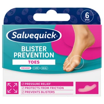 Salvequick Blister Prevention villiennetusplaastrid varvastele N6