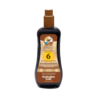 Australian Gold SPF6 tooniv päikesekaitse sprei-geel 237 ml