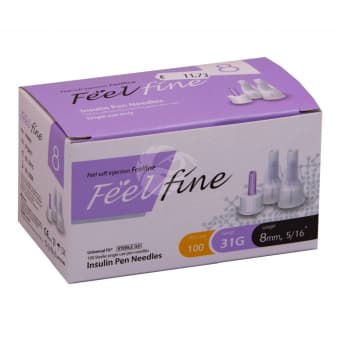 Insuliininõelad SMS Feelfine 31g 8mm N100