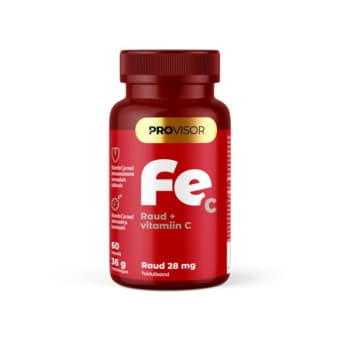 Provisor Raud 28mg + Vitamiin C N60