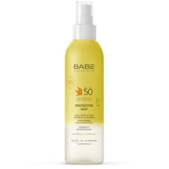 BABE Protective Mist päikesekaitse sprei näole, juustele, kehale SPF50 150 ml