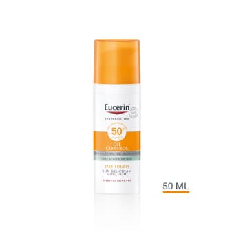 Eucerin Sun Oil Control Dry Touch geel-kreem näole SPF50 50 ml