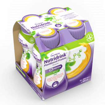 Nutridrink PlantBased Protein kõrvitsa-, porgandi- ja ingverimaitseline jook 200ml N4