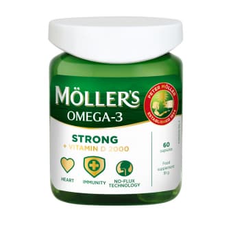 Möller's Omega-3 Strong + Vitamin D N60