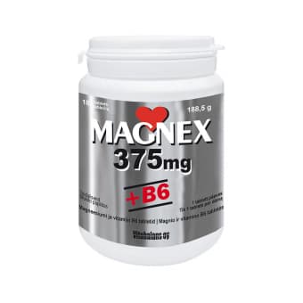 Magnex + Vitamiin B6 tbl 375+2,2mg N180