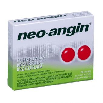 NEO-ANGIN SUHKRUVABA LOSENG 0,6MG+1,2MG+5,72MG N24