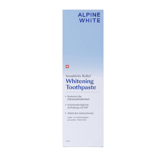 Alpine White Sensitivity Relief отбеливающая зубная паста для чувствительных зубов 75 мл