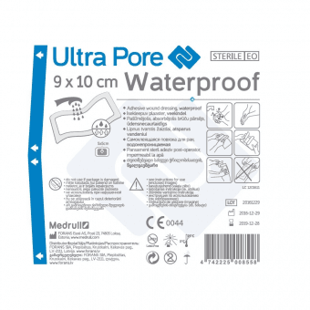 Medrull Ultra Pore veekindel kirurgiline plaaster 9x10cm N1