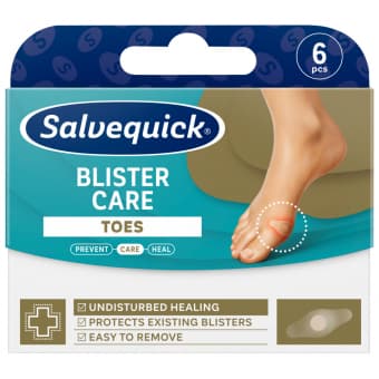 Salvequick Blister Care пластыри для ухода за мозолями на пальцах ног N6