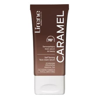 Lirene isepruunistav kreemseerum näole Caramel 50 ml