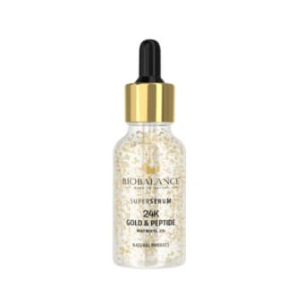 Bio Balance 24K Gold & Peptide Matrixyl 2% укрепляющая и осветляющая сыворотка 30 мл