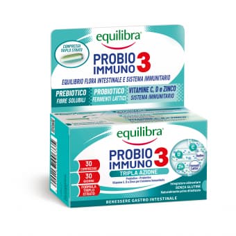 Equilibra Probio 3 Immuno таблетки с молочнокислыми бактериями N30