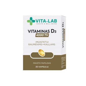 VITA-LAB Витамин D3 4000IU в капсулах N30