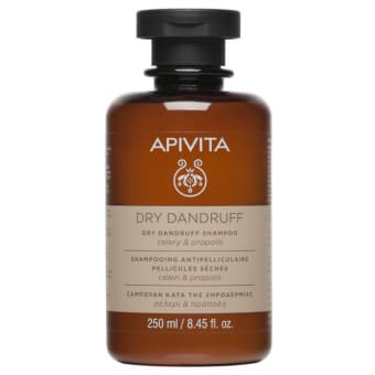 Apivita Dry Dandruff Celery & Propolis kõõmavastane šampoon kuivale kõõmale 250 ml