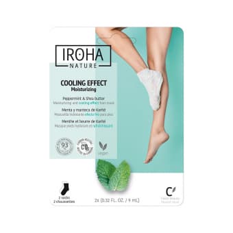 Iroha Nature Cooling Effect jahutav ja hooldav jalamask piparmündiga 20 ml
