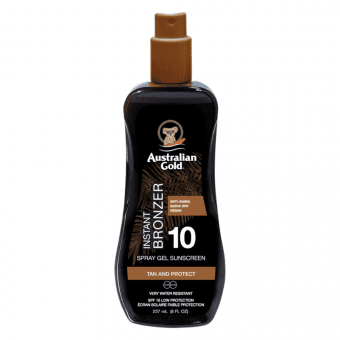 Australian Gold SPF10 tooniv päikesekaitse sprei-geel 237 ml