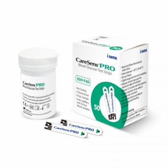 Caresens Pro veresuhkru testribad glükomeetrile N50