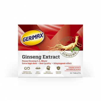 Gerimax Ginseng ženšenni ekstrakt tbl 200mg N30