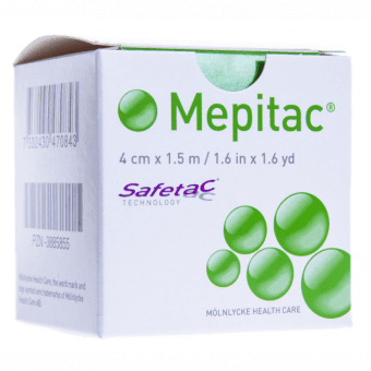 Mepitac rullplaaster 4cmx1,5m silikoonist N1