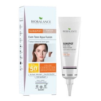 Bio Balance Tinted Sunspot SPF50+ toonitud päikesekaitsekreem näole 40 ml