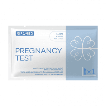 Siromed raseduse kiirtest enesekontrolliks kassett N1