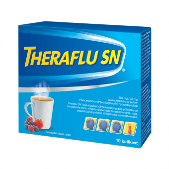 THERAFLU SN SUUKAUDSE LAHUSE PULBER 500MG+30MG N10