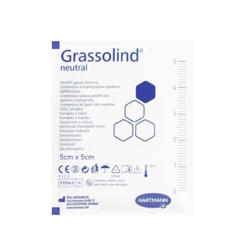 Hartmann Grassolind Neutral salvside haavavõrk 5x5cm steriilne N1
