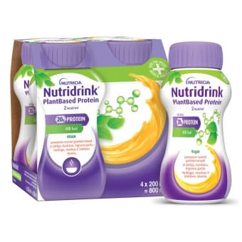 Nutridrink PlantBased Protein kõrvitsa-, porgandi- ja ingverimaitseline jook 200ml N4