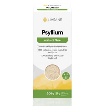 Livsane Псиллиум 100 % растительные растворимые волокна 200 г