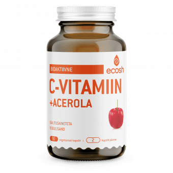 Ecosh bioaktiivne Vitamiin C Acerolaga N90
