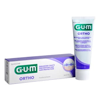 Sunstar Gum Ortho hambapasta ortodontiliste aparaatide kandjatele alates 7. eluaastast 75 ml