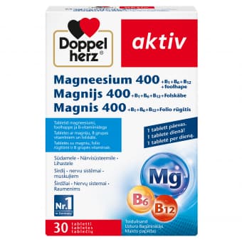 Doppelherz Aktiv magneesium tabletid 400mg N30
