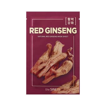 THE SAEM Natural Red Ginseng kangasmask punase ženšenni ekstraktiga