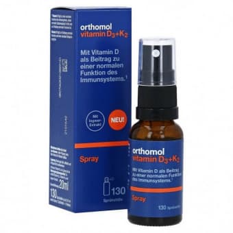 Orthomol Vitamin D3+K2 sprei 20 ml