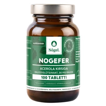 Nõgel Nogefer Acerola kirsiga rauddiglütsinaat 30mg N100