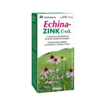 Vitabalans Echina Zink + Vitamiin C tabletid N20