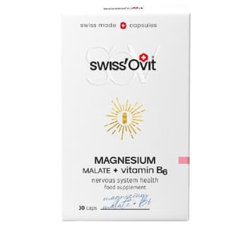 Swissovit magneesium malate + B6 kapslid 150mg N30