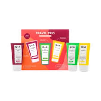 Q+A Travel Trio Bodycare Gift Set kehahooldustoodete komplekt 3x50ml