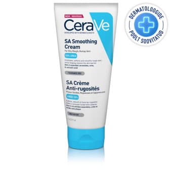 CeraVe SA Smoothing 10% Urea niisutav kreem kuivale ja karedale nahale 177 g