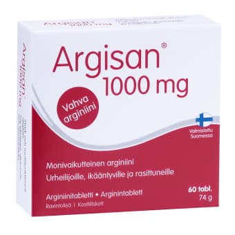 Argisan L-arginiini tabletid 1000mg N60 (Argimax)