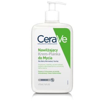 CeraVe Hydrating Cream-to-Foam kreemjas näopesuvaht normaalsele ja kuivale nahale 473 ml