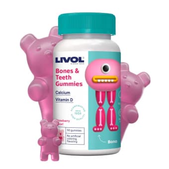 Livol Bones & Teeth Gummies жевательные конфеты N50