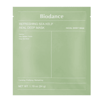 Biodance Refreshing Sea Kelp Real Deep освежающая гидрогелевая маска для лица N1