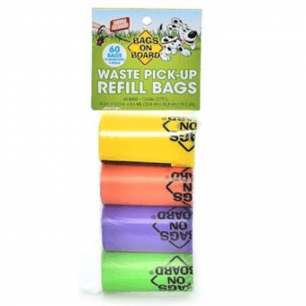 Bags on Board разноцветные гигиенические пакеты для собак  N60