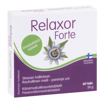 Relaxor Forte kannatuslille ekstrakti tabletid N60